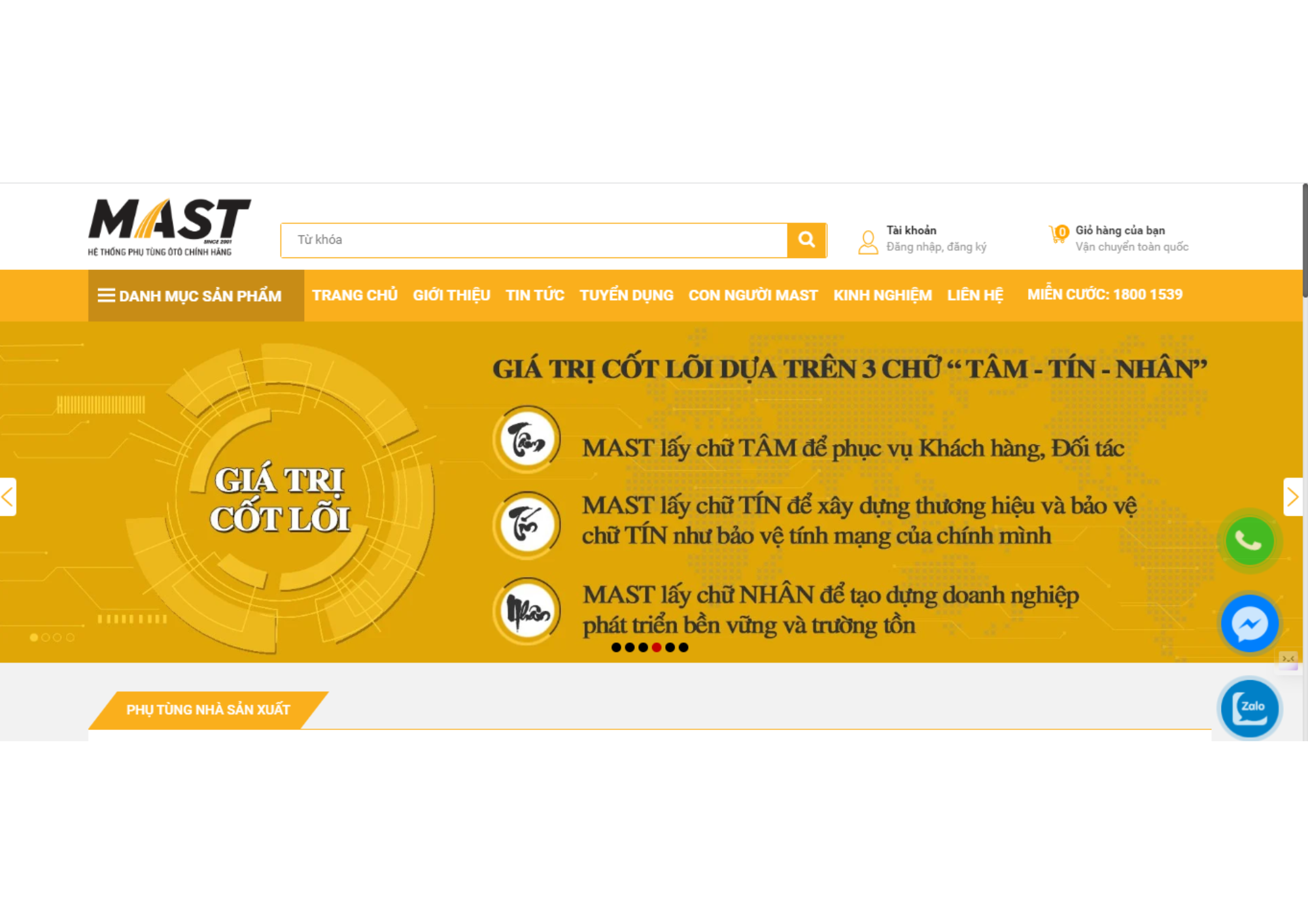 Công ty TNHH Thiết bị Phụ tùng và Dịch vụ Kỹ thuật MAST