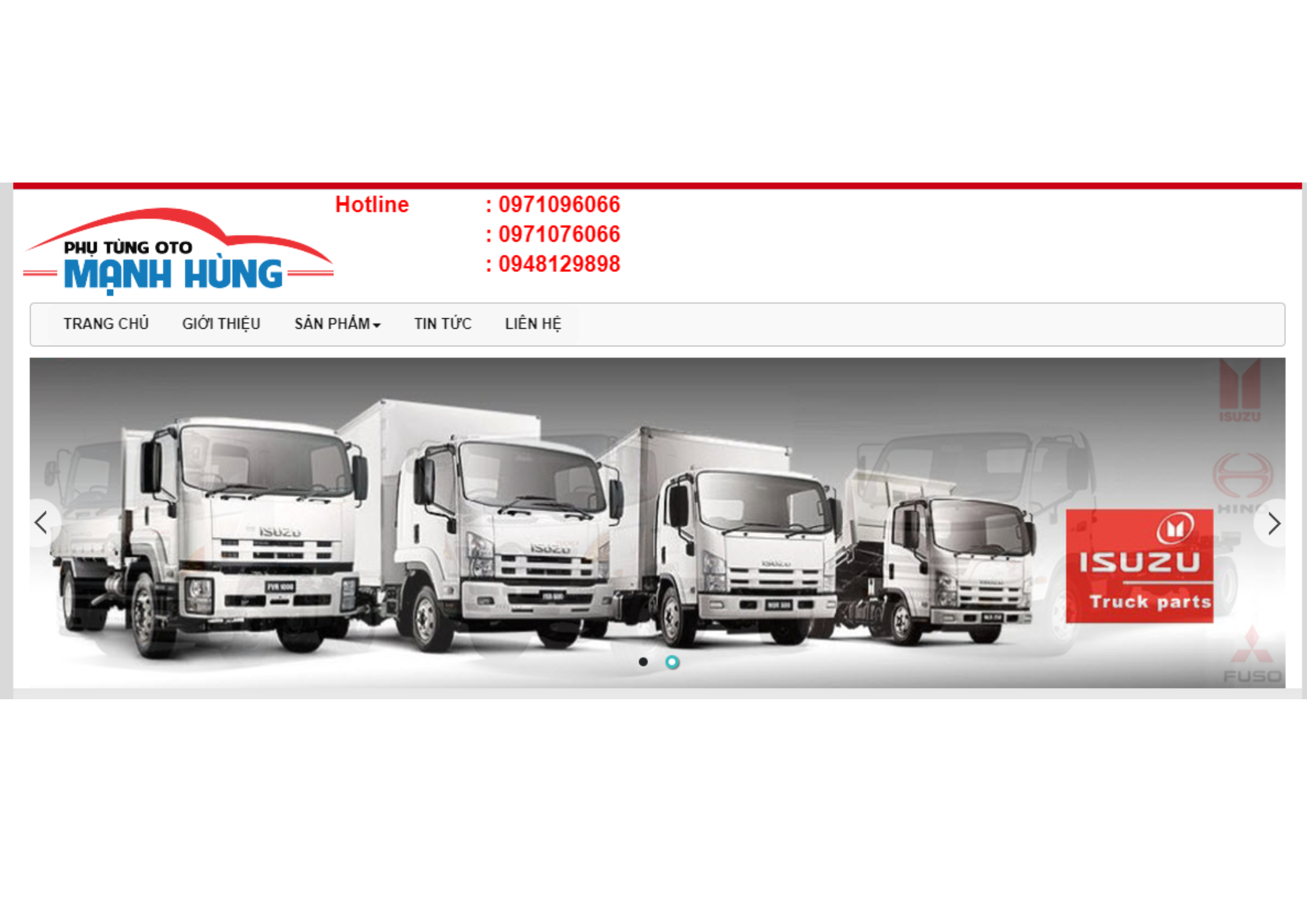 CÔNG TY TNHH PHỤ TÙNG Ô TÔ MẠNH HÙNG