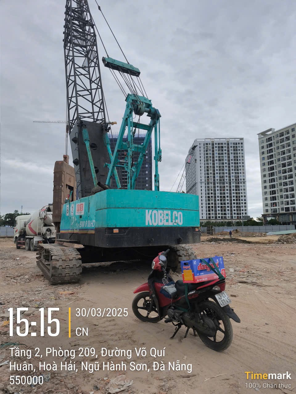 Cho thuê máy cạp tuòng vây BM800HD