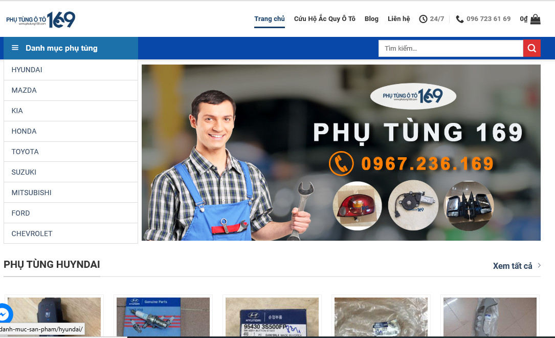CỬA HÀNG PHỤ TÙNG 169